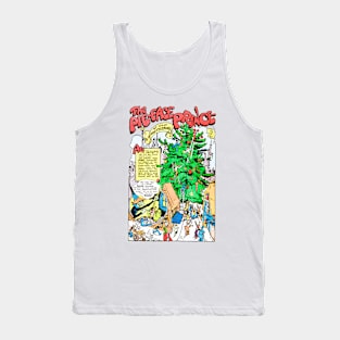 The Pie-Face Prince at Christmas time retro vintage comic book Tank Top